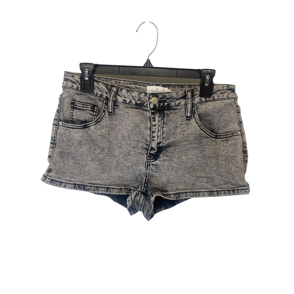 Windsor Denim Short Black Gray Summer Travel Casual Size L